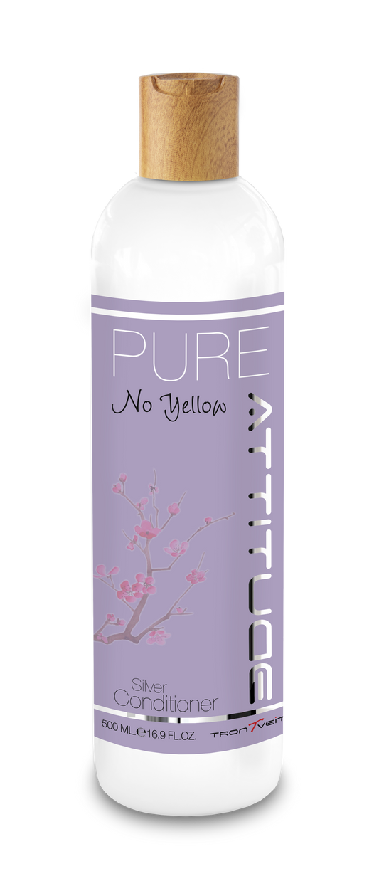 Après-shampoing PURE No Yellow ATTITUDE - Soin pour cheveux: 500 Ml