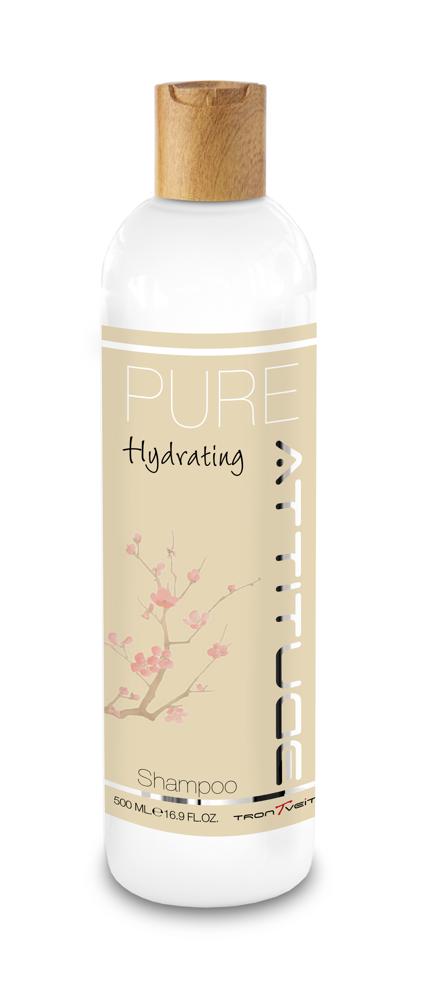 Shampoing Hydratant PURE Hydrating ATTITUDE - Shampoing naturel pour cheveux: 500 Ml